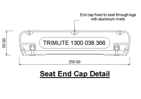Seat End Cap Detail