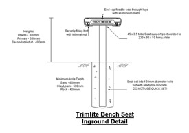 Backrest Seating Top Fixing Detail