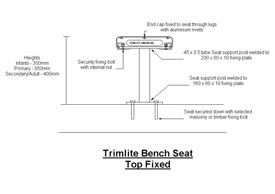 Backrest Seating Top Fixing Detail
